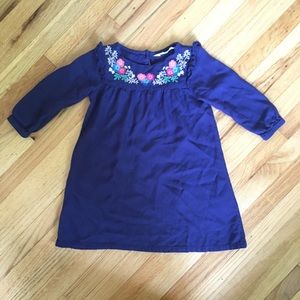 Beautiful Blue Embroidered Dress